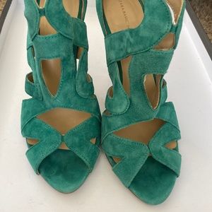 Zara green heel
